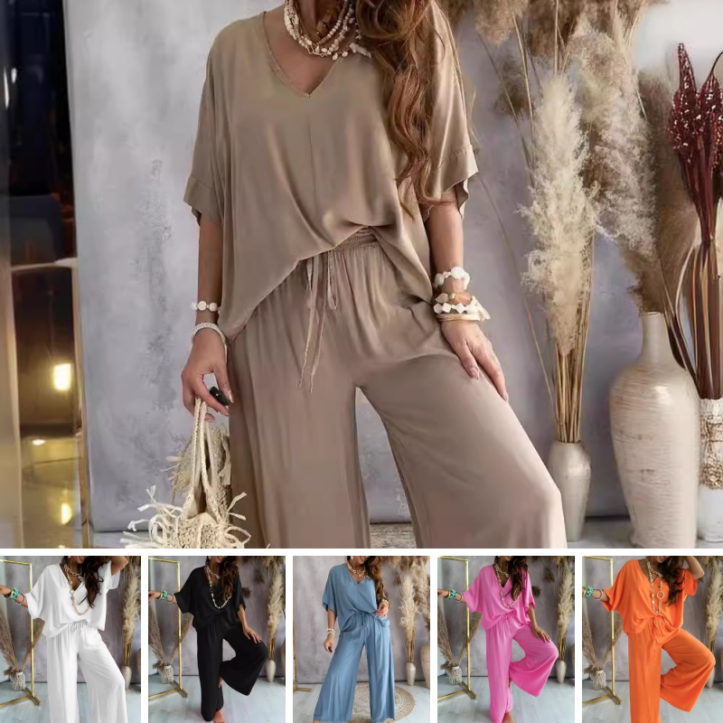 đ„50% OFFđ„Womenâs Casual Loose Solid Color Suit
