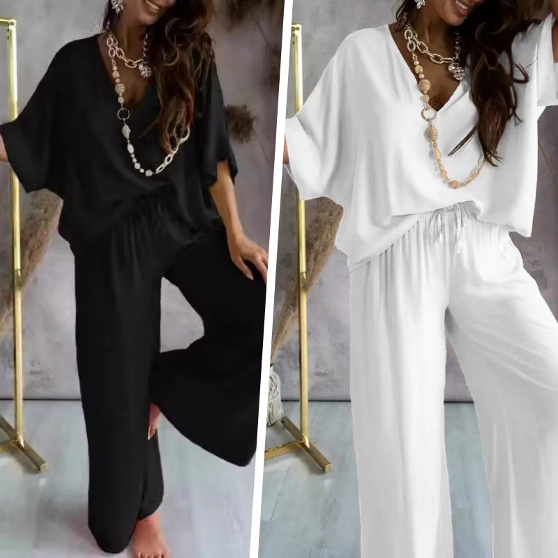 đ„50% OFFđ„Womenâs Casual Loose Solid Color Suit