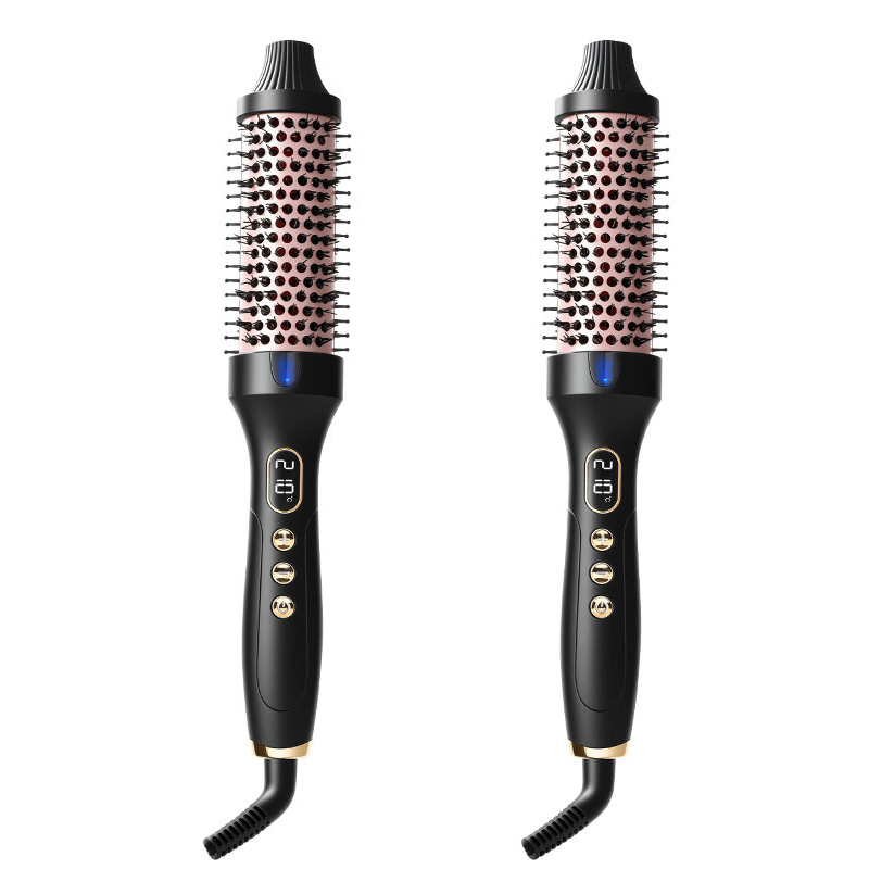 🔄 2-in-1 Magic Styler | Heated Straightener & Curler Comb | Switch Styles in Seconds ✨