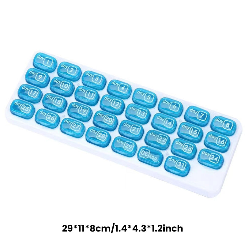 ๐๐
Daily 31-Day Pill Organizer Travel Case โ ๐๐ฆ 4-Week Medication Box with Compartments & Labels, Ideal for Weekly Planning, Vacations & Seniors, Compact Storage
