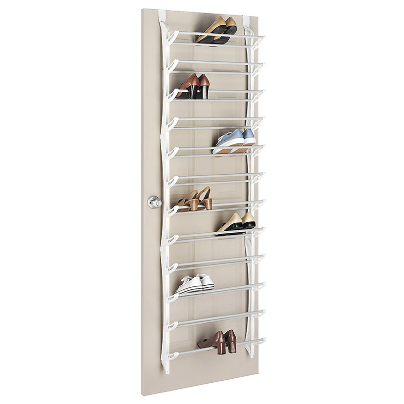 👟70% OFF NOW! 🏆 Over-the-Door Shoe Rack Organizer – 24 pockets & tool-free install – Fits standard doors, holds up to 24 pairs – perfect for entryway or closet 🚪✨