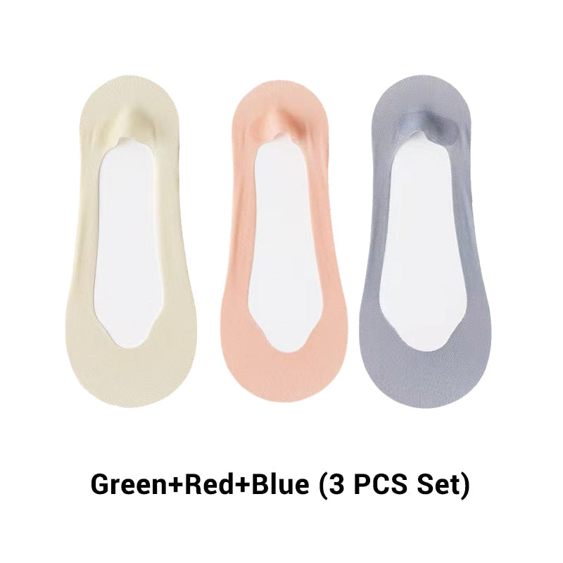 Women's Ultra-Invisible Sheer Mesh Low-Cut No Show Socks