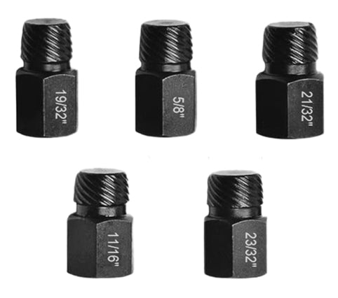 Juego de extractores de tornillos y pernos