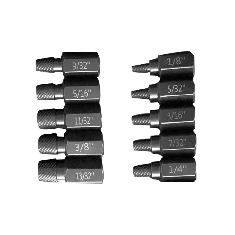 Juego de extractores de tornillos y pernos