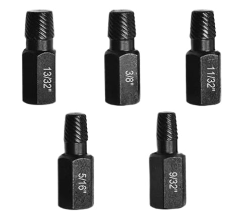 Juego de extractores de tornillos y pernos