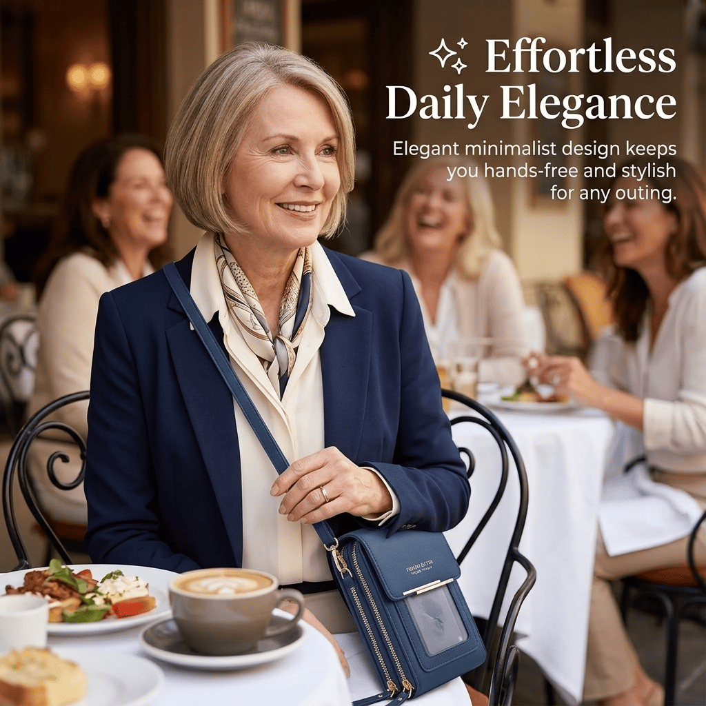 ⌛⏰50% OFF – Today Only!🎁👝Use Your Phone Hands-Free! Touchscreen Crossbody Bag – No-Dig Design