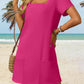 💕Summer Promotion 50% OFF👗Women's Casual Square Neck Pocket Short Sleeve Dress with Pockets