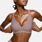 💜 LAST DAY PROMOTION - 30%OFF💜Womens Comfortable Wireless Bras Push Up Bralettes Seamless Tshirts Bras Deep V Everyday Bras