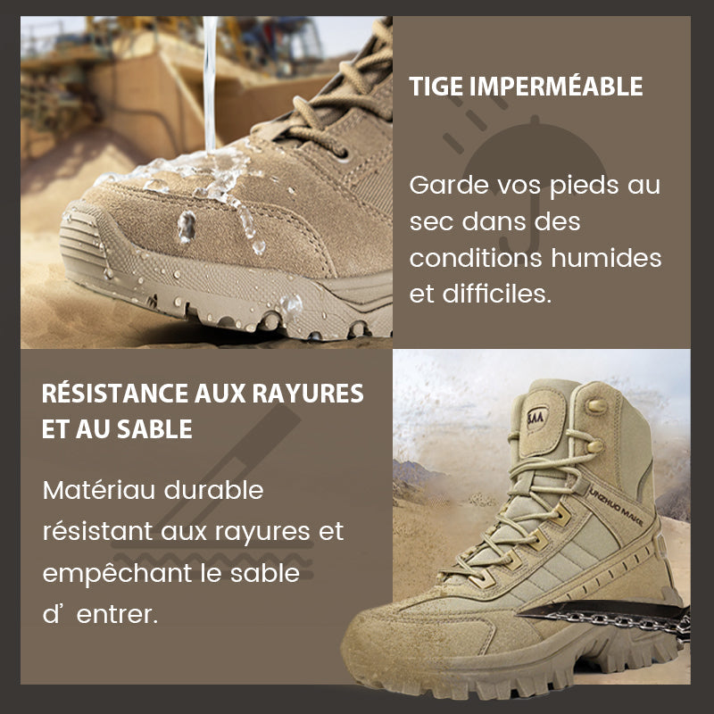 🥾50% OFF LAST DAY! 🔥 Tactical Sports Boots - Waterproof & Non-Slip Grip, Reinforced Toe for Outdoor/Training/Military Use ⚡📦