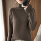 🔥 2026 Fresh Drops | Flat 50% OFF Today! 💸Women's Solid Turtleneck Knit Sweater