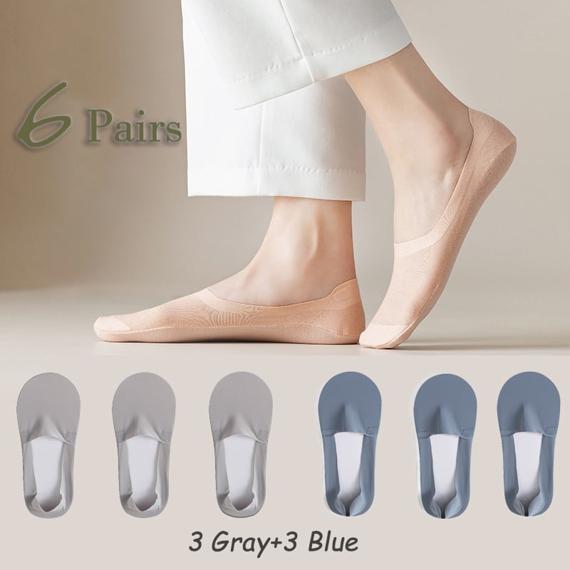🔥Hot Sale 🔥Silicone Anti-Slip Invisible Socks