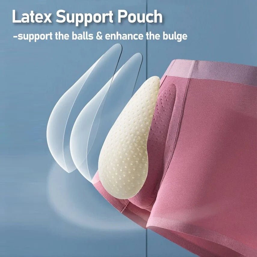 🥳2026 HOT SALE 50% Off🥳⚡Men‘s Organic Latex Support Pouch Trunks