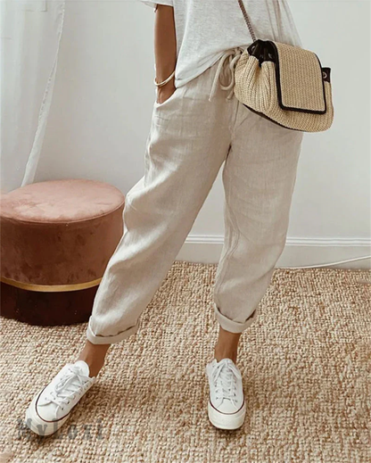 🎉2025 New Products Hot Sale✨Casual cotton and linen pants for women