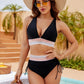 📢Clearance Sale-60% OFF🏖️High Waisted Tummy Control Color Block Bikini Sets