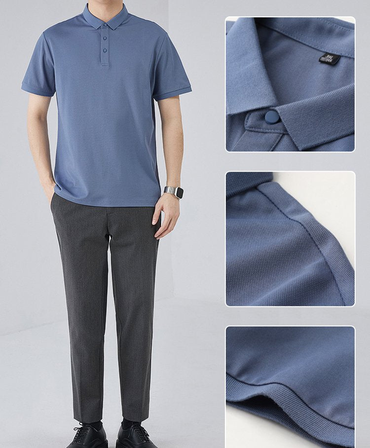 Camisa de golf de talla grande para hombre 