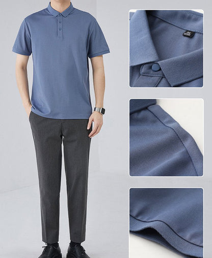 Camisa de golf de talla grande para hombre 