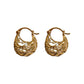 Bamboo Basket Cutout Earring