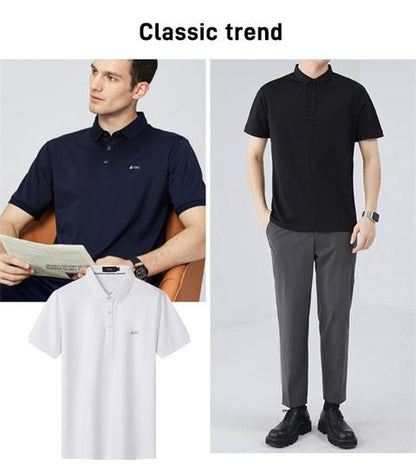 Camisa de golf de talla grande para hombre 