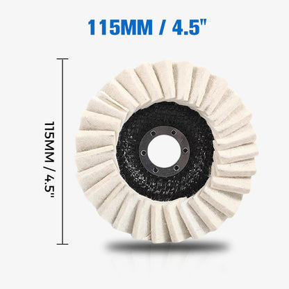 ⚙️ Wool Felt Flap Polishing Disc – High-Performance, Fine Polishing & Long-Lasting Use ✨