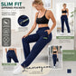☁️All-Day Comfort, One Pair Endless Outfits👖 Women's Cargo Trousers – Elastic Drawstring Waist & Relaxed Straight Leg  ✨