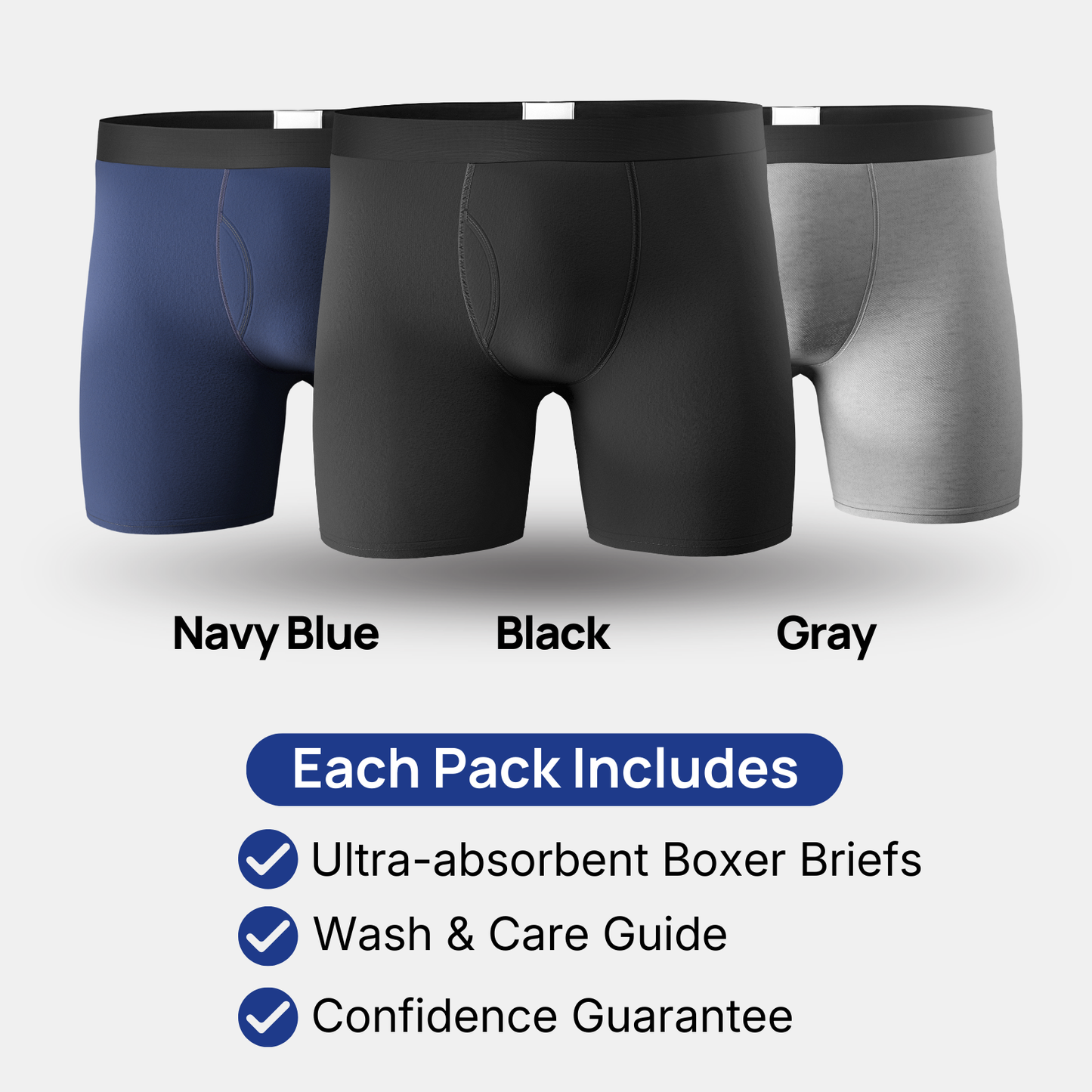 📢📢 50% OFF!!💪Men’s Ultra-Absorbent Incontinence Boxer Briefs