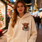 🐮 50% OFF!!🎁Cute Highland Cow Cozy Fleece-Lined Hooded Sweatshirt
