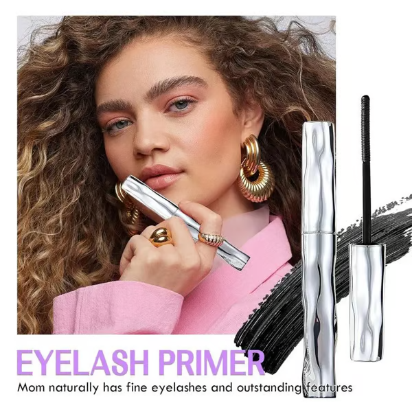 🔥Eyelash Primer,Tubular Eyelash Primer,WaterproofLong Curling Mascara,Natural And Non-Smudged