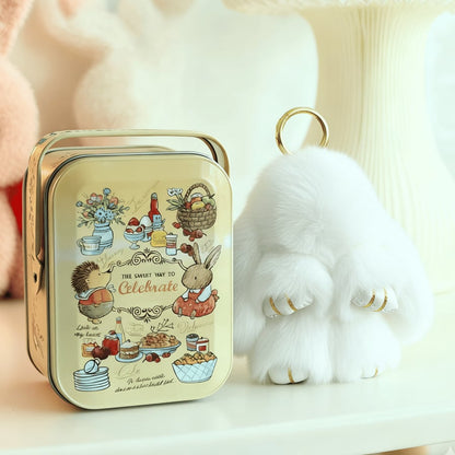 💎 BUY 1 GET 1 FREE! 💎 Handmade Soft Bunny PomPom Charms – Fluffy, Cute & Perfect for Bags, Keys & Gifts