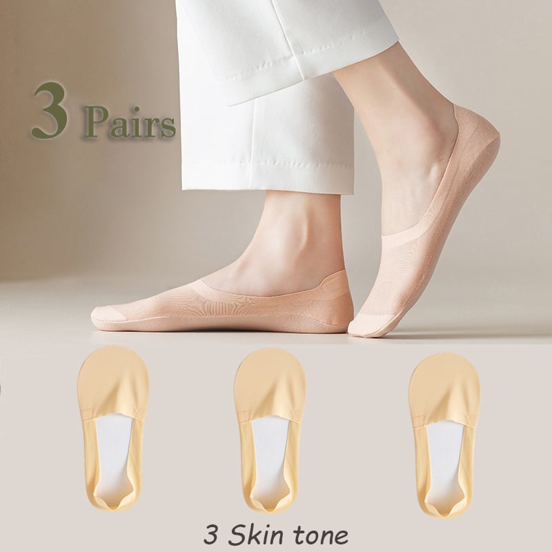 🔥Hot Sale 🔥Silicone Anti-Slip Invisible Socks