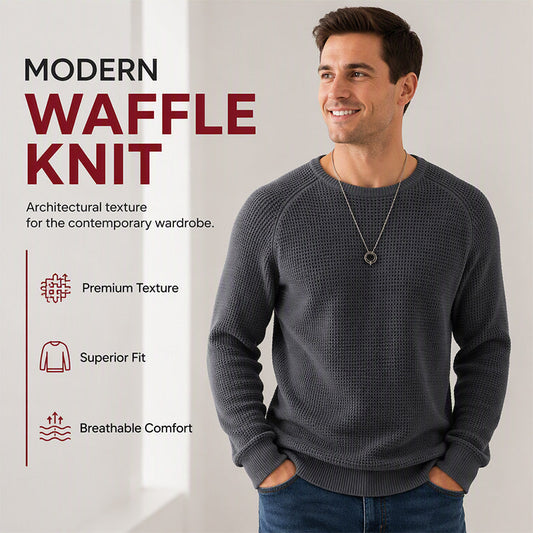 ✨2026 Collection at 50% OFF & FREE SHIPPING🎁JMIERR Men's Crewneck Sweater Soft Casual Sweaters Classic Long Sleeve Pullover Sweaters with Ribbing Edge