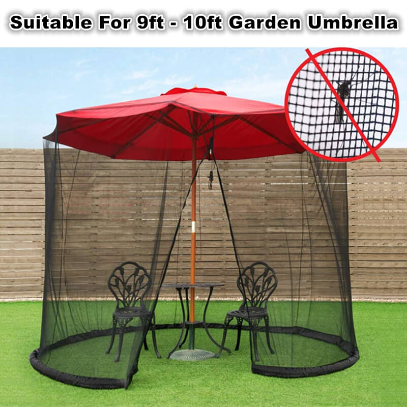 💪Patio Umbrella Mosquito Net💪 Keeps mosquitoes at bay and decorates the yard