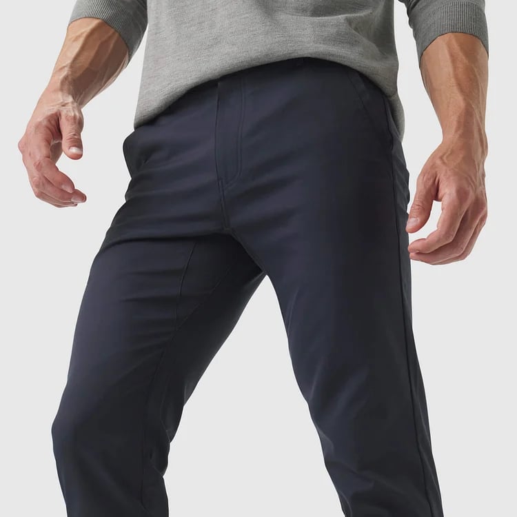 Four sided elastic, free and comfortable, suitable for men's casual pants