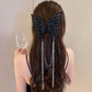 Butterfly Cutout Tassel Large Hair Clip
