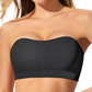 ProKloud Strapless Push Up Bras for Women Wireless Bandeau Bra Non-Slip Silicone Tube Top Padded Convertible Bralette