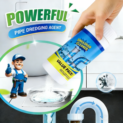 🏖️Summer Cool Deal:BUY 1 GET 1 FREE!!👍🎉Pipe-Clearing Foaming Powder – Fast-Acting Drain Unclogger & Deodorizer