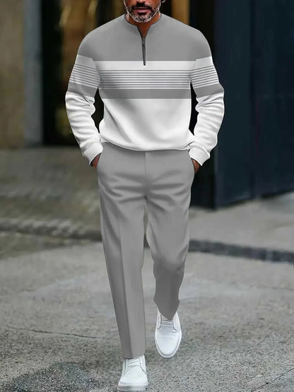 ⏰🔥LIMITED TIME 50% OFF & FREE SHIPPING!🔥50K+ SOLD!🧵 Men's Graphic Print Pullover & Pants Set – Bold streetwear style. Ultimate comfort for lounging or errands👖