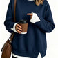 🌻50% OFF FLASH SALE! ✨💗Women's Loose Faux Two-Piece Sweatshirt 