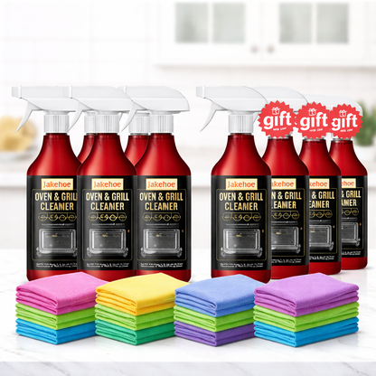✨ Oven & Grill Cleaner Spray – Dissolves Grease in 5 Mins, No Scrubbing & Eliminates Odors 🔥  21 Reviews