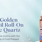 🏆#1 Best Seller ⏰Organic Golden Castor Oil Roll-On with Rose Quartz
