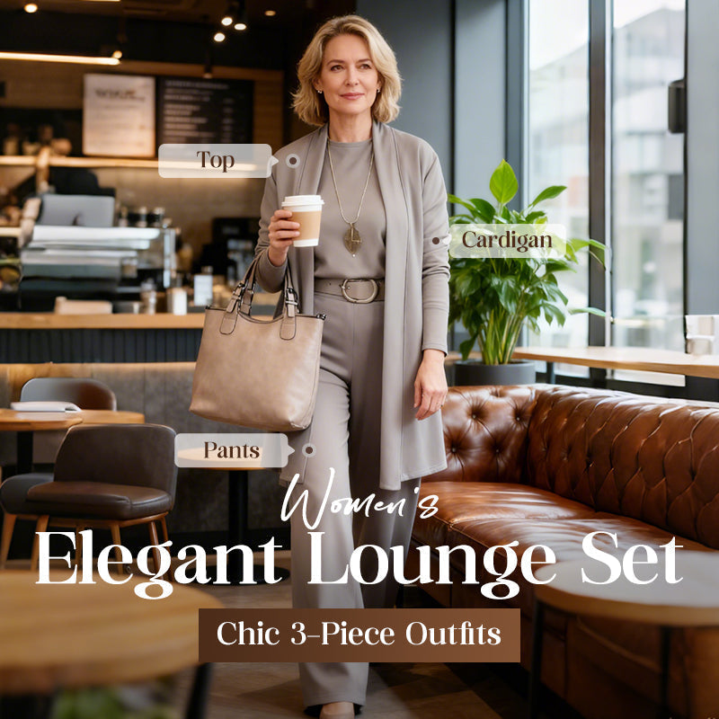 🔥2026 Hot Sale 50% OFF✨Elegant 3-piece set including long cardigan, top and pants💞