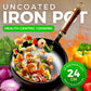 ⏳Time-limited Special⌛Uncoated Thick Iron Pot