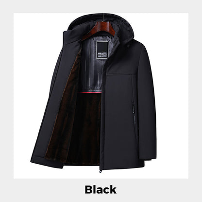 🖤Black Friday Sale:54% OFF🖤Men’s Thermal Thick Hooded Parka Coat