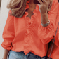 ⏳Limited-time 50% off⏰Women's Ruffled Lantern Sleeve Shirt👚