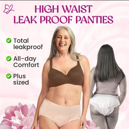 📢📢50% OFF !! ⏰ High-Waist Leakproof Panties – Stay Dry, Stay Confident 💝