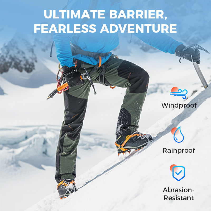 🔥👖Windproof Waterproof Warm Elastic Waist Hiking Pants