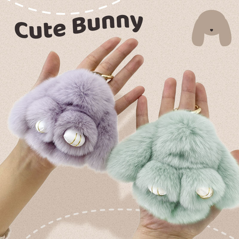 💎 BUY 1 GET 1 FREE! 💎 Handmade Soft Bunny PomPom Charms – Fluffy, Cute & Perfect for Bags, Keys & Gifts