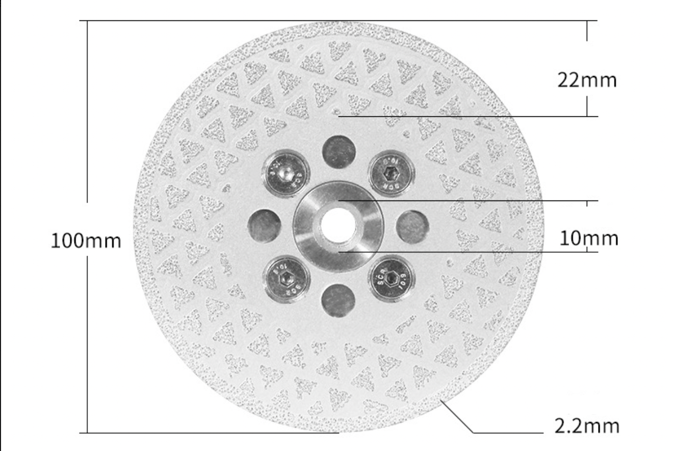 Cutting discs for angle grinders