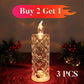 🔥Last Day 50% OFF🎁LED Crystal Candle Lights- Romantic Tabletop Night Lights