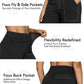 G4Free Loose High-Waist Business Casual Pants Yoga Pants Women Wide Leg Pants with Pockets Comfortable Athletic Sweatpants