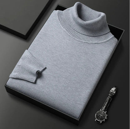 ⏳ 2026 Hot Sale!  ⏰Men's Solid Color Premium Turtleneck Sweater👔